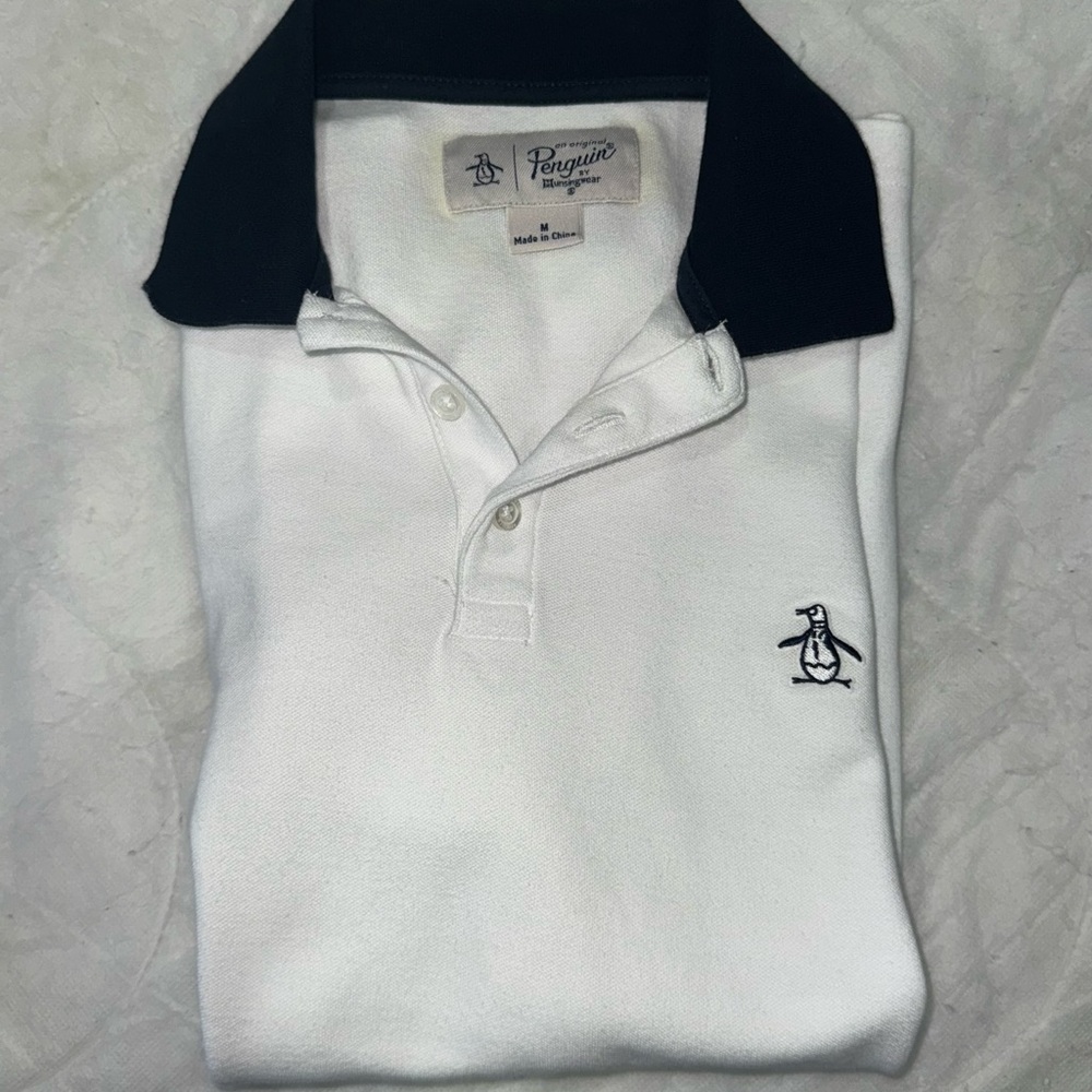 Original Penguin Men’s Medium Polo Shirt White